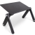 Lavolta Ergonomisch Notebook Laptop Ständer Tisch Bett Frühstück Tablett - Ausklappbare Ebenen - Aluminium - Schwarz - 3