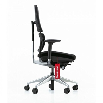 Steelcase Please ergonomischer Chefsessel - mit zweigeteilter Rückenlehne - Bürostuhl + 4in1 Kugelschreiber - 3