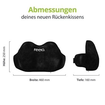 feela.® Ergonomisches Rückenkissen für Bürostuhl